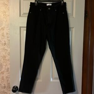 Loft Curvy Skinny Black Jeans